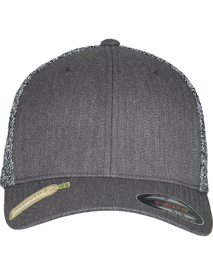 Flexfit Trucker Melange Mesh Cap – Bild 2