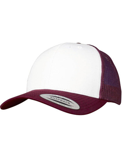 Retro Trucker Cap mit farbiger Front – Bild 10