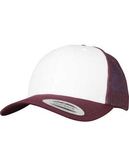 Retro Trucker Cap mit farbiger Front – Bild 8