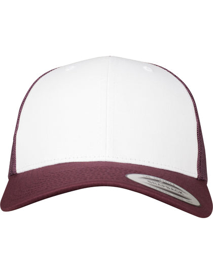 Retro Trucker Cap mit farbiger Front – Bild 13