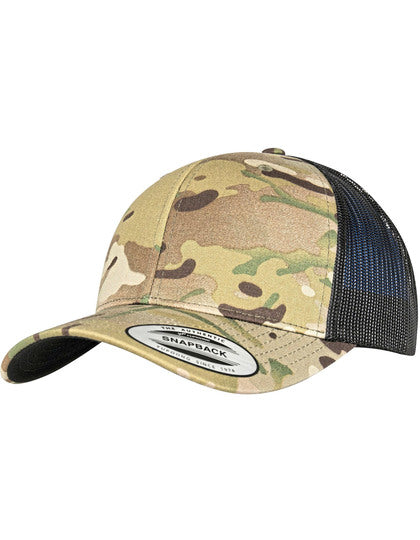 Retro Trucker Multicam Cap – Bild 6