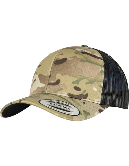 Retro Trucker Multicam Cap – Bild 7