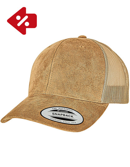 Suede Leather Trucker Cap – Bild 2