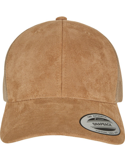 Suede Leather Trucker Cap – Bild 3