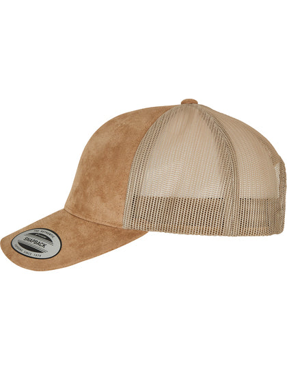 Suede Leather Trucker Cap – Bild 5
