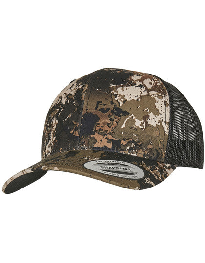 Retro Trucker Cap mit Tarnmuster und Mesh-Rücken – Bild 3
