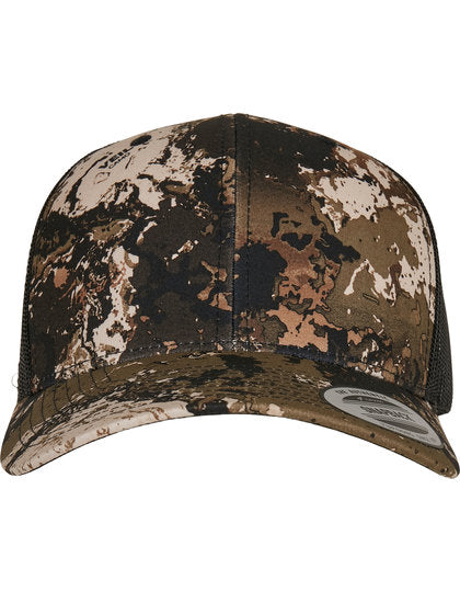 Retro Trucker Cap mit Tarnmuster und Mesh-Rücken – Bild 4