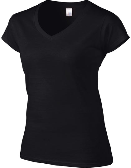 Gildan Women’s V-Ausschnitt T-Shirt, Slim Fit – Bild 11
