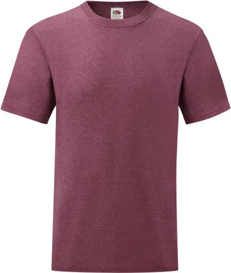 Fruit of the Loom Valueweight T-Shirt - Heather Burgundy