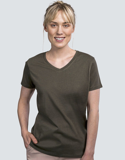 HRM202 Women´s Luxury V-Neck Tees – Bild 15