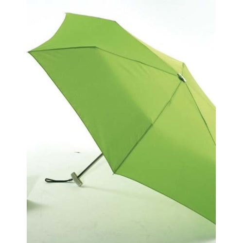 Superflacher Mini-Taschenschirm in Front - bedruckbar und bestickbar