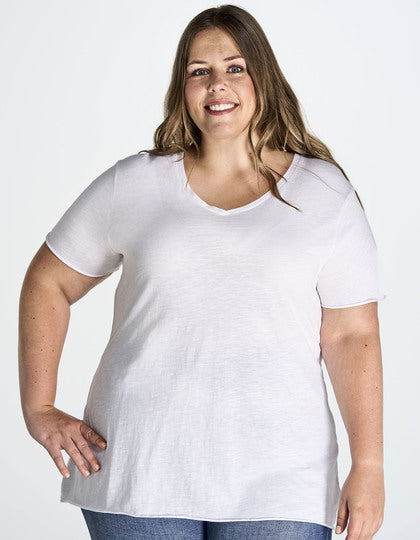 JHK603 Ladies´ Curves Slub T-Shirt – Bild 4