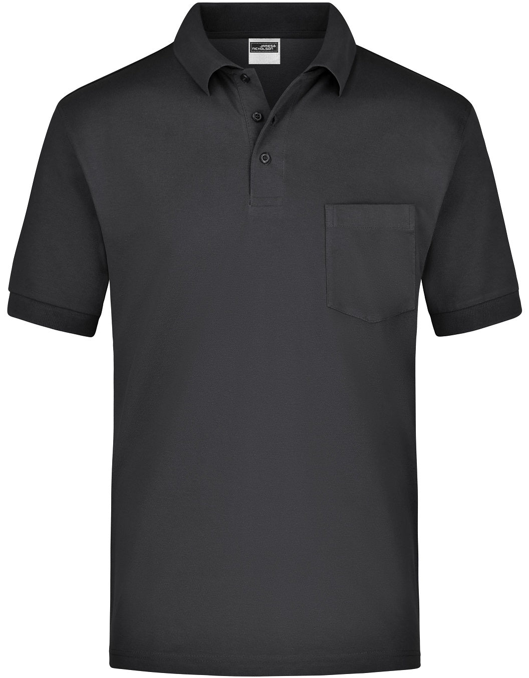 James & Nicholson Polo-Piqué Pocket – Shirt | Promobox-James & Nicholson