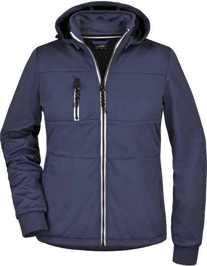 Ladies Maritime Softshell Jacke – Bild 9