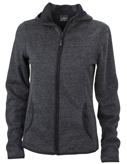 Ladies’ Knitted Fleece Hoody – Bild 5