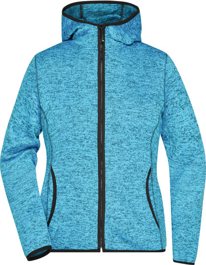 Ladies’ Knitted Fleece Hoody – Bild 6