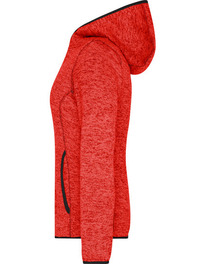 Ladies’ Knitted Fleece Hoody – Bild 9