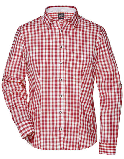 Damen-Trachtenbluse aus Popeline – Bild 5