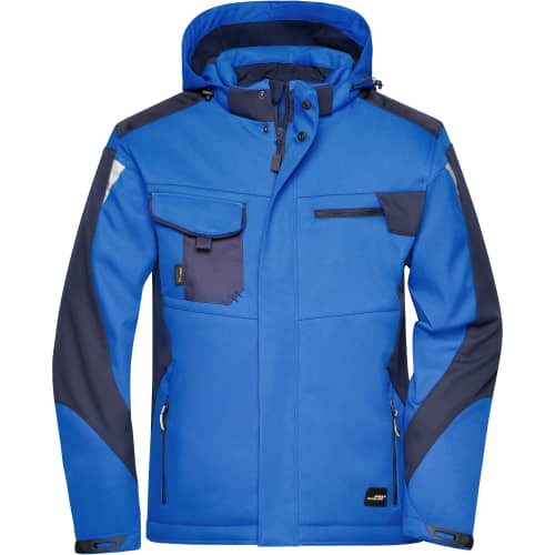 Craftsmen Softshell Jacket -STRONG- in Front - bedruckbar und bestickbar