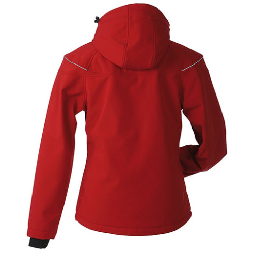 Ladies` Winter Softshell Jacket in Detail 3 - bedruckbar und bestickbar