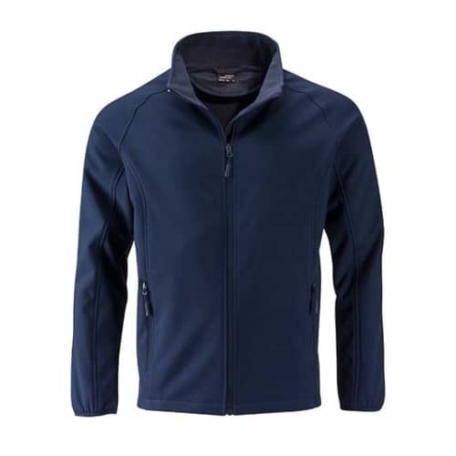Men`s Promo Softshell Jacket in Front - bedruckbar und bestickbar