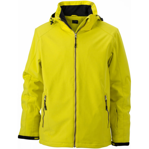 Men`s Wintersport Softshell in Front - bedruckbar und bestickbar