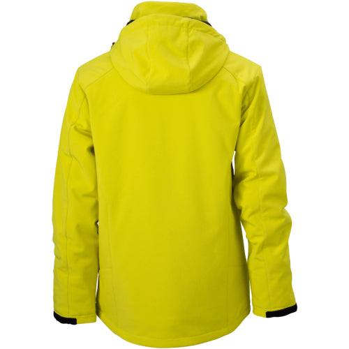 Men`s Wintersport Softshell in Rueckseite - bedruckbar und bestickbar