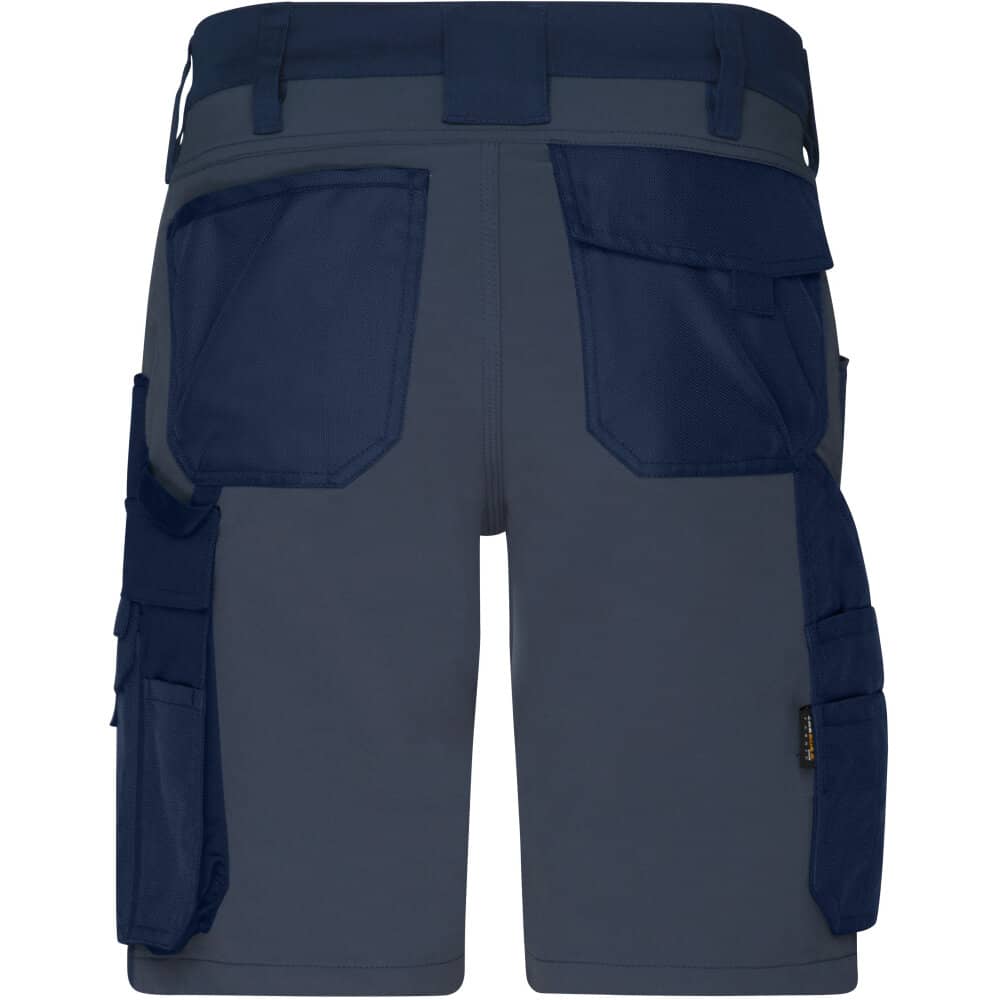 Workwear Stretch-Bermuda Slim Line in Detail 5 - bedruckbar und bestickbar