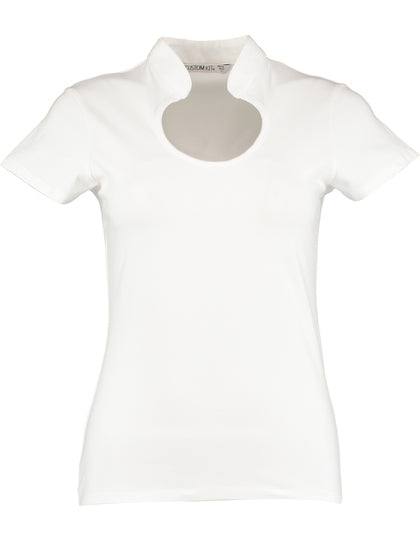 K755 Women`s Regular Fit Keyhole Neck Top – Bild 3