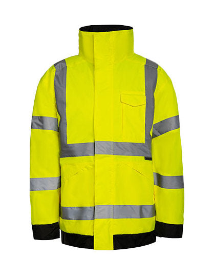 Hi-Vis Light Rain Jacket Kaunas – Bild 4