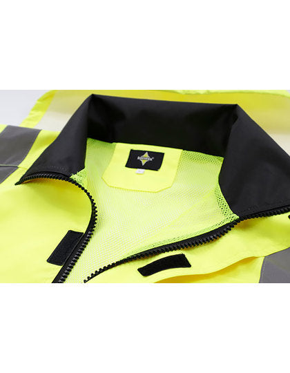 Hi-Vis Light Rain Jacket Kaunas – Bild 7