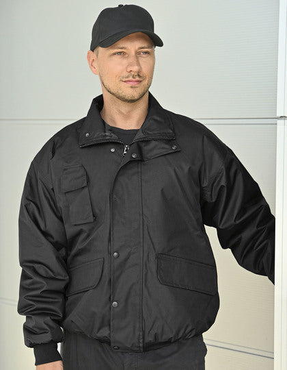 Pilotenjacke mit abnehmbarer Kapuze – Bild 3