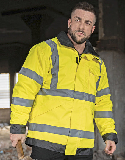 Premium Hi-Vis Regenjacke Tampere – Bild 3