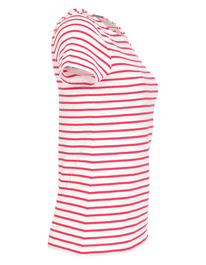 L01399 Women´s Round Neck Striped T-Shirt Miles – Bild 6