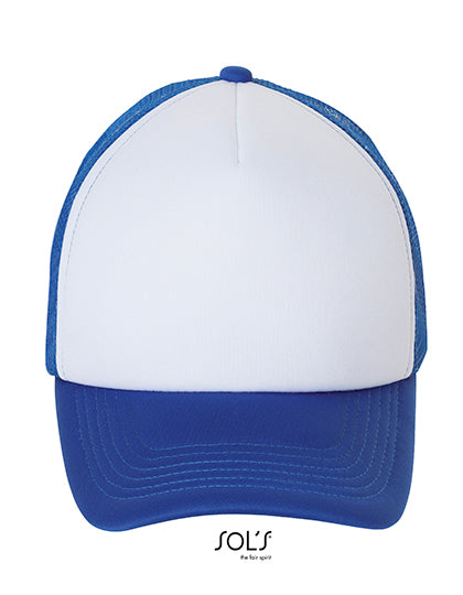 Weiss / Royalblau