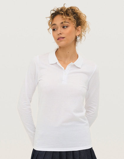 L02083 Women´s Long-Sleeve Piqué Polo Shirt Perfect – Bild 12