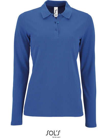 L02083 Women´s Long-Sleeve Piqué Polo Shirt Perfect – Bild 11