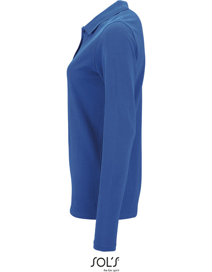 L02083 Women´s Long-Sleeve Piqué Polo Shirt Perfect – Bild 14