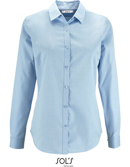 Damen Herringbone-Bluse Brody – Bild 4