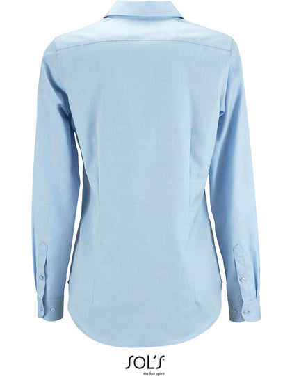 Damen Herringbone-Bluse Brody – Bild 5