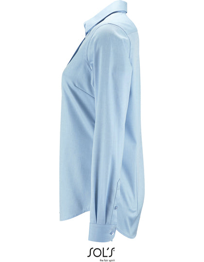 Damen Herringbone-Bluse Brody – Bild 6