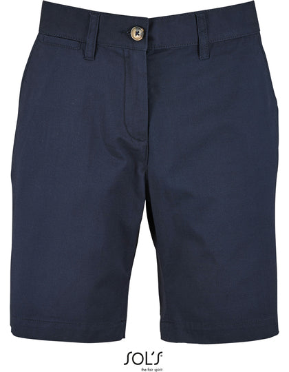 Damen Chino Bermuda Shorts Jasper – Bild 4