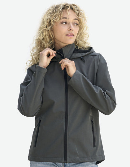 Women’s Race Softshell Hooded Jacket – Bild 5