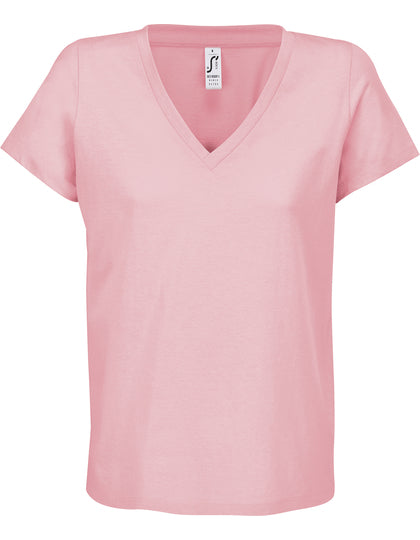 L04766 Women´s V-Neck T-Shirt Regent – Bild 9