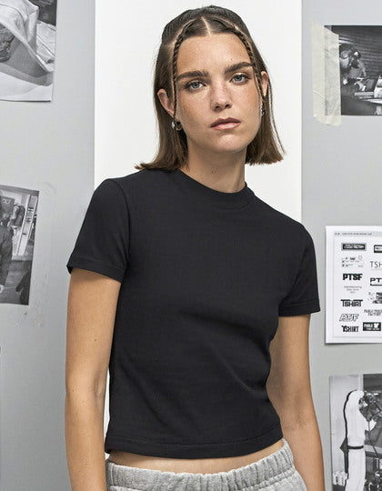 L04811 Women´s Cropped T-Shirt Lilia – Bild 4