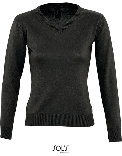 Damen V-Ausschnitt Pullover Galaxy – Bild 6