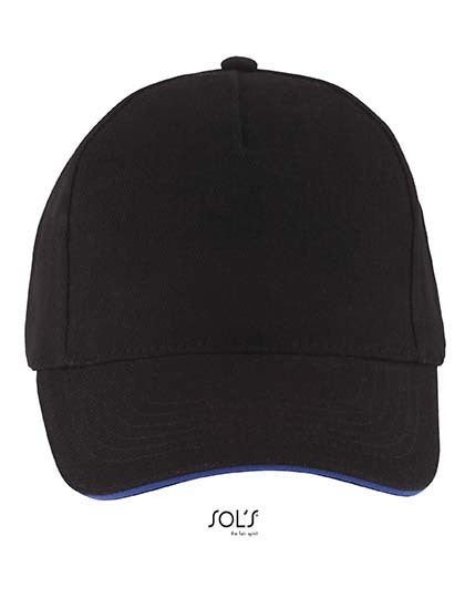 Schwarz / Royalblau