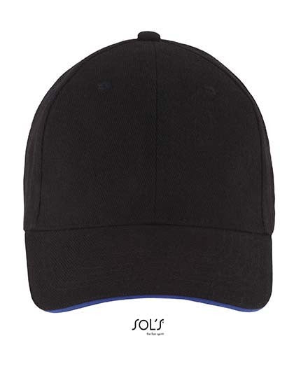Schwarz / Royalblau