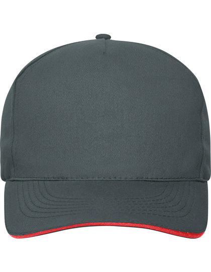 5-Panel Sandwich Cap Bio-Baumwolle – Bild 11