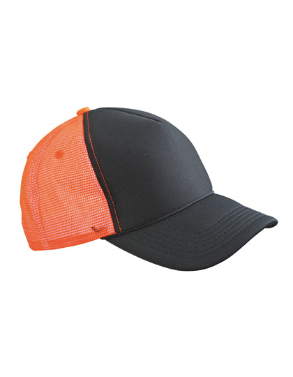 Schwarz / Neonorange